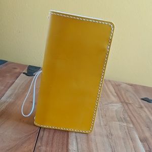 Idaho Leather Works Daffodil Hobonichi Weeks Cover